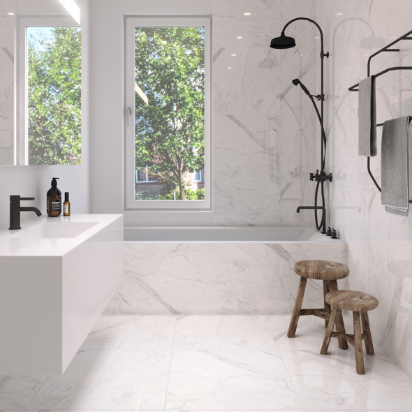 carrelages sol,blanc, gris clair, impermo, rural & paysan